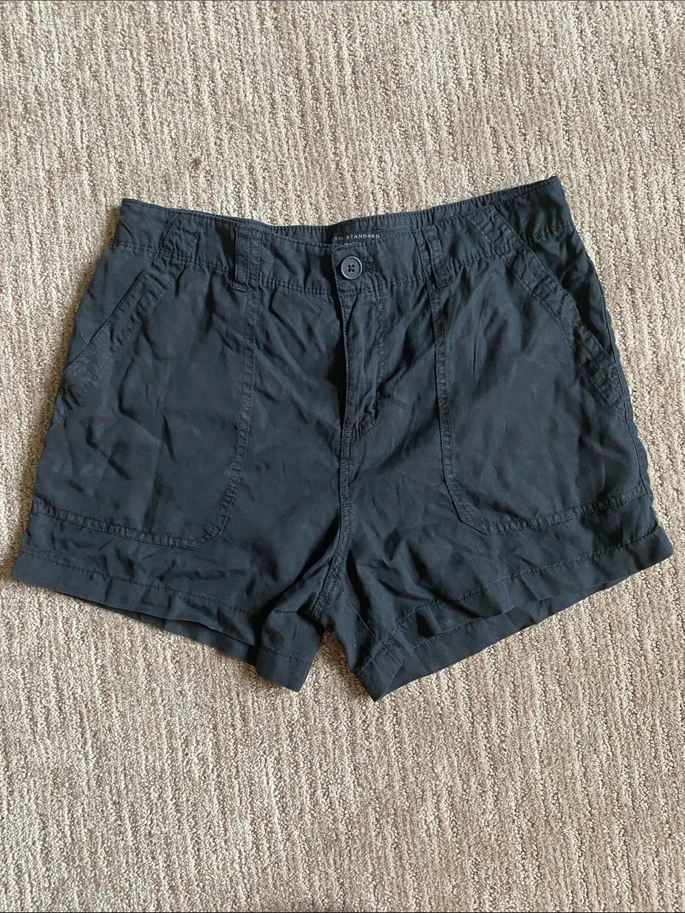 Social Standard by Sanctuary Black Lightweight Lyocell Shorts